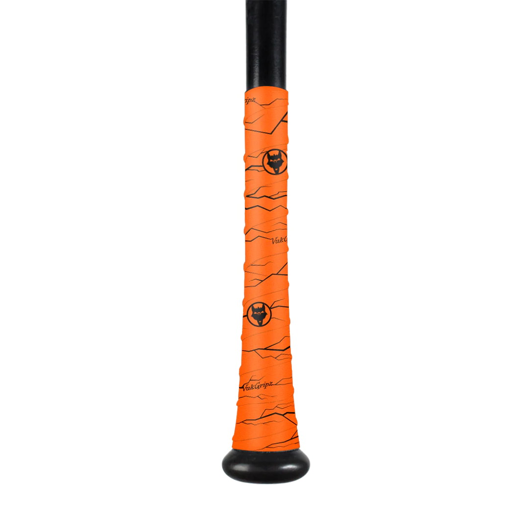 VukGripz Pulse Series Bat Grip Tape-Orange