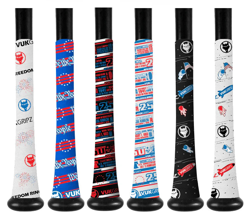 VukGripz USA 250th Anniversary Bat Grip Series - We The People Blue