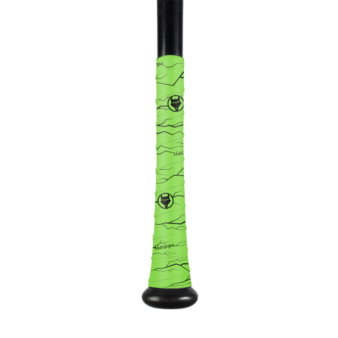 VukGripz Pulse Series Bat Grip Tape-Green