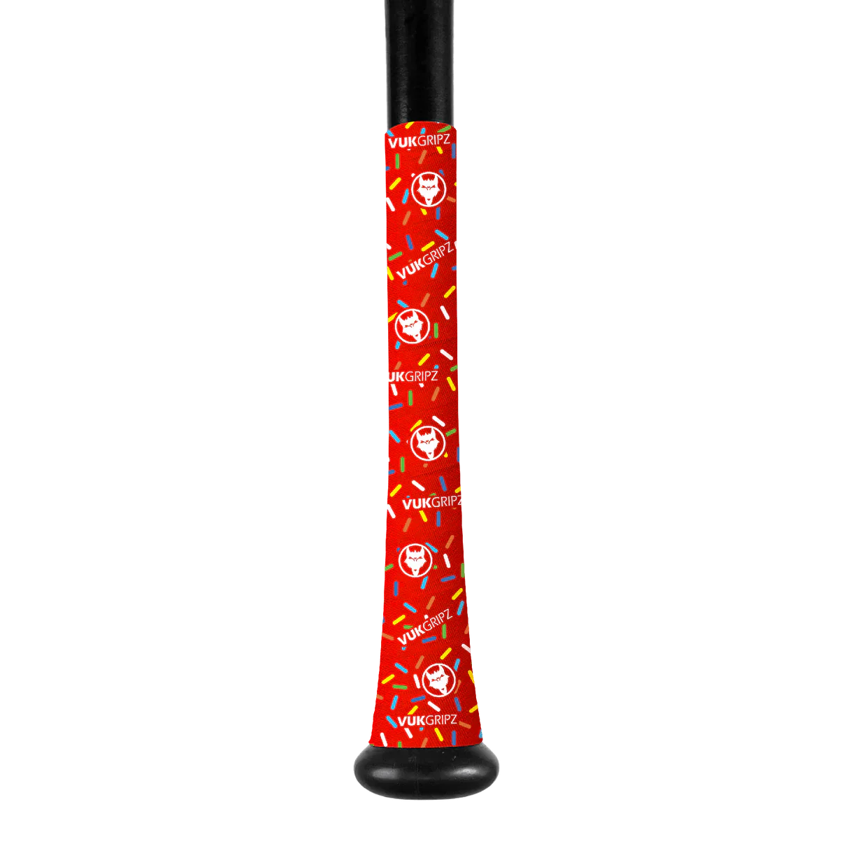 VukGripz Limited Edition Donut Bat Grip Tape Collection - Strawberry Jam (Red Donut)