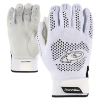 Pro Knit V2 Batting Glove white. pro knit v2 batting gloves black. black baseball batting gloves. white baseball batting gloves. black softball batting gloves. best batting gloves. lizard skins batting gloves.