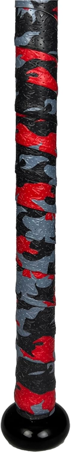 Easton FlowTack Bat Grip- Red & Black Camo