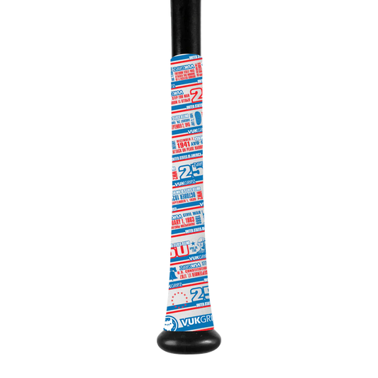 VukGripz USA 250th Anniversary Bat Grip Series - 250th White