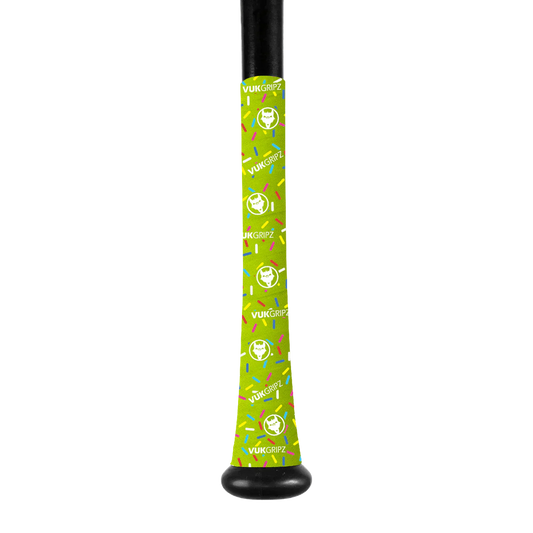 VukGripz Limited Edition Donut Bat Grip Tape Collection - Key Lime (Green Donut)