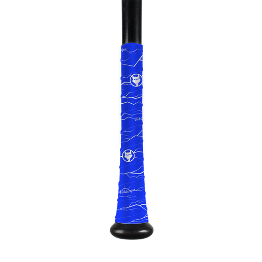 VukGripz Pulse Series Bat Grip Tape-Blue/White