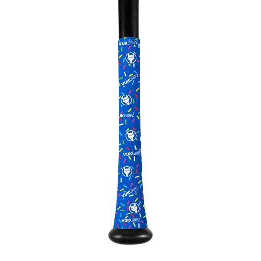 VukGripz Limited Edition Donut Bat Grip Tape Collection - Blueberry Blast (Blue Donut)