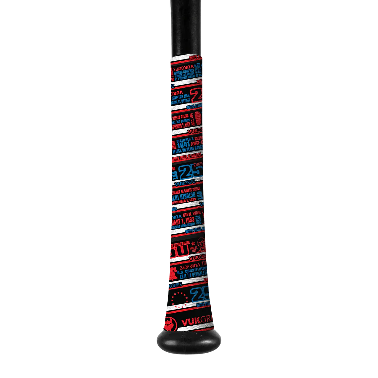 VukGripz USA 250th Anniversary Bat Grip Series - 250th Black