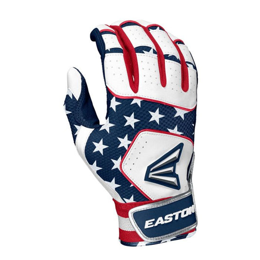 Item # A121252 Level: Adult Series: Walk-Off Sport: Baseball Usage: Batting Gloves Wrist: Retro Elastic Cuff With Bio-Dri™ Wrist Liner.Easton Walk Off NX Adult Batting Gloves